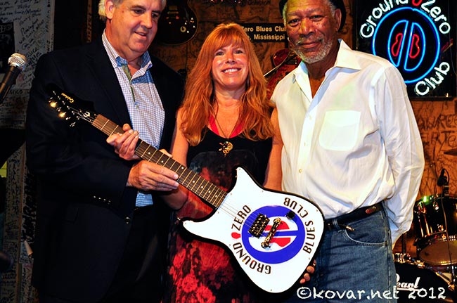 Bill Luckett, Nina Miller, and Morgan Freeman