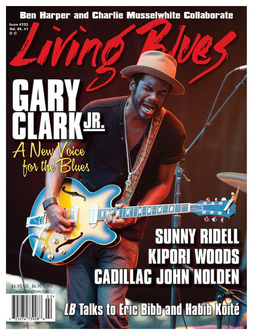 Gary Clark Jr. On The Cover of Living Blues