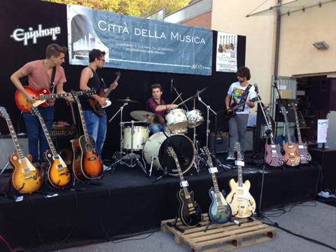 Citta Della Musica in Chieti, Italy Hosts Epiphone Day
