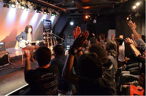 Tommy Thayer Meet And Greet at Isbhibashi Gakki in Tokyo