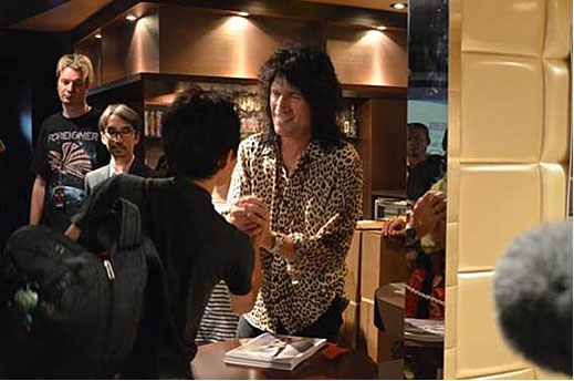 Tommy Thayer Meet And Greet at Isbhibashi Gakki in Tokyo