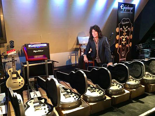 Tommy Thayer Meet And Greet at Isbhibashi Gakki in Tokyo