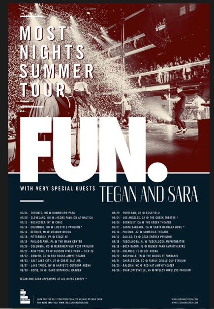 FUN. Announce U.S. Summer Tour