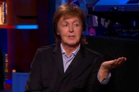 McCartney Takes Over the Colbert Report