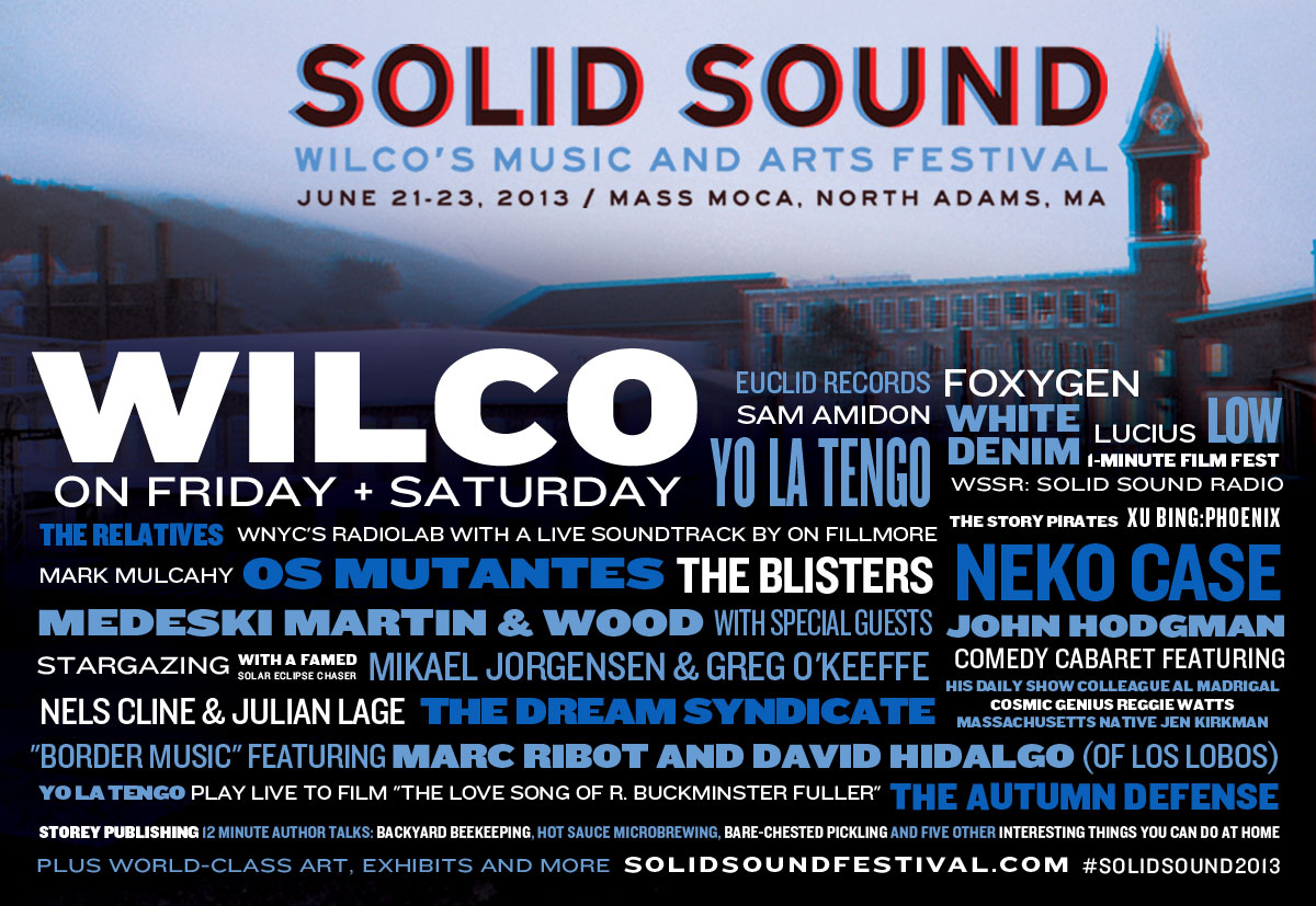 Wilco Announce Solid Sound Lineup