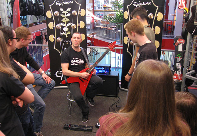Jeff Waters Clinic at Rock Shop in Karlsruhe