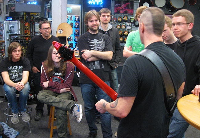 Jeff Waters Clinic at Rock Shop in Karlsruhe