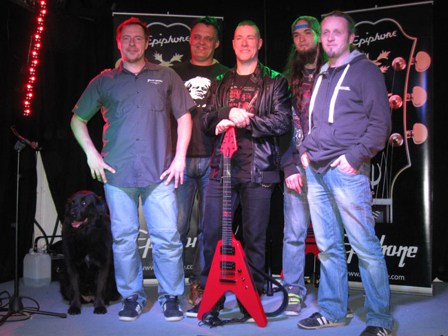 Jeff Waters Completes String of Epiphone Clinics in Germany