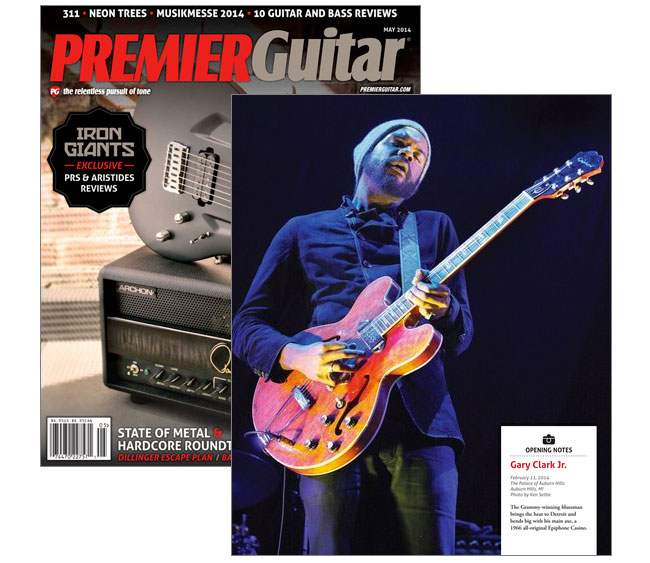 Gary Clark Jr. in Premier Guitar