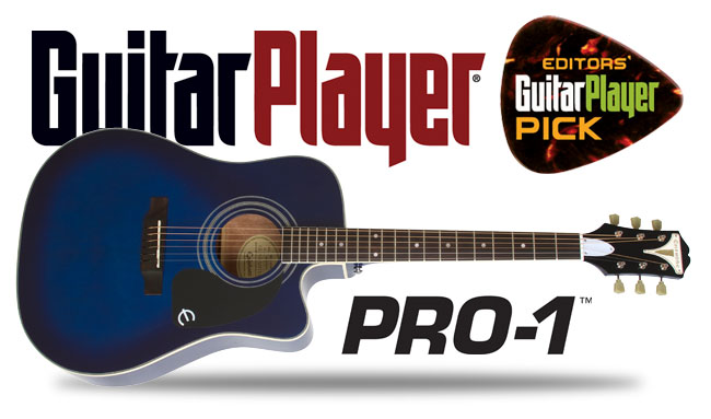 Epiphone PRO-1 Ultra Gets Guitar Player Editor's Pick Award!