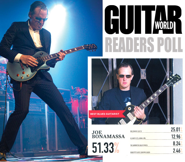 Joe Bonamassa Scores Best Blues Guitarist Award