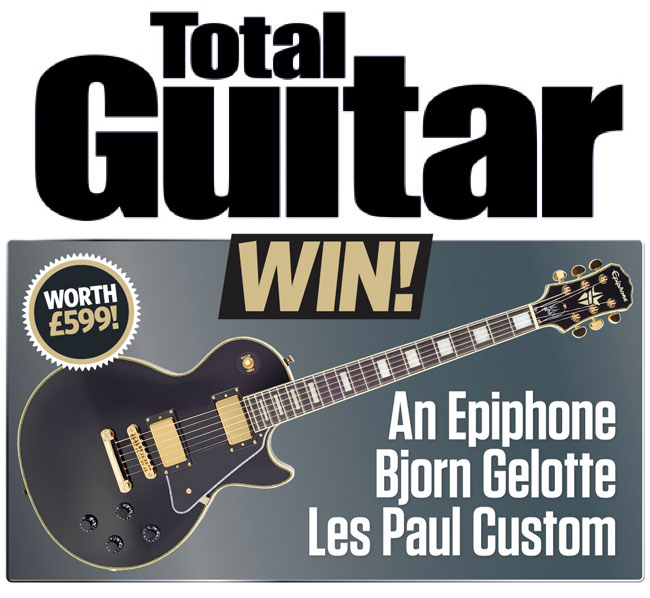 Total Guitar is Giving Away An Epiphone Björn Gelotte Les Paul Custom