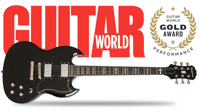 Epiphone Tony Iommi Signature SG Receives Guitar World Gold Award!