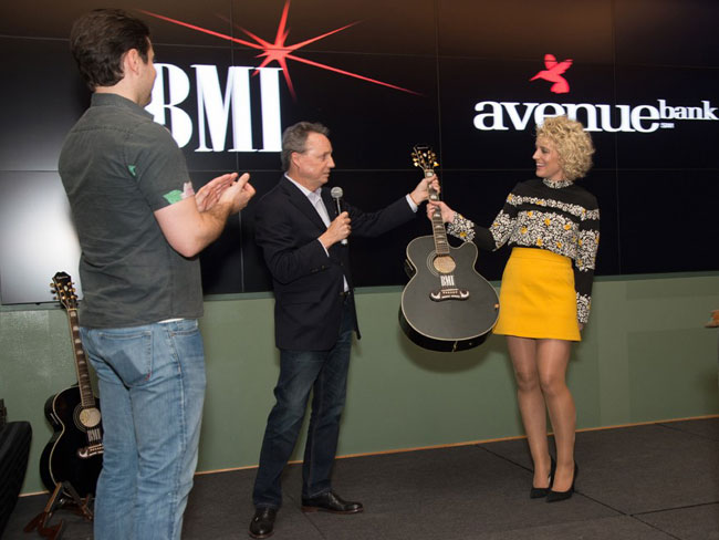 Epiphone and BMI Celebrate Cam's #1 Hit Burning House