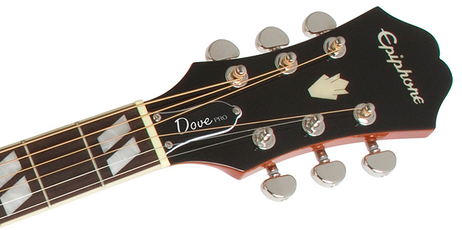 Epiphone Dove PRO headstock