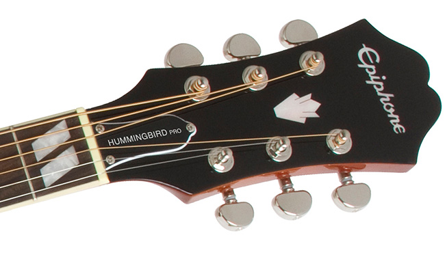 Epiphone Hummingbird PRO headstock