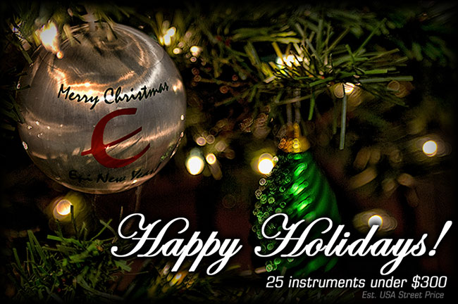 Happy Holidays! 25 Instruments Under $300