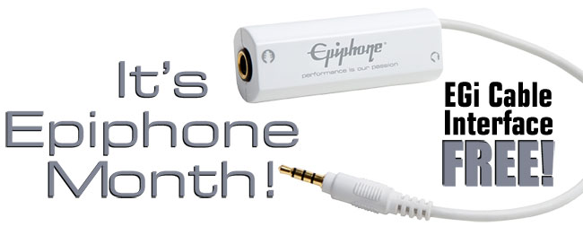 Its Epiphone Month: Free EGi Mobile Guitar Interface
