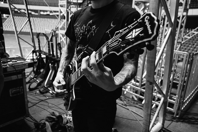 Matt Heafy and Epiphone Les Paul Custom
