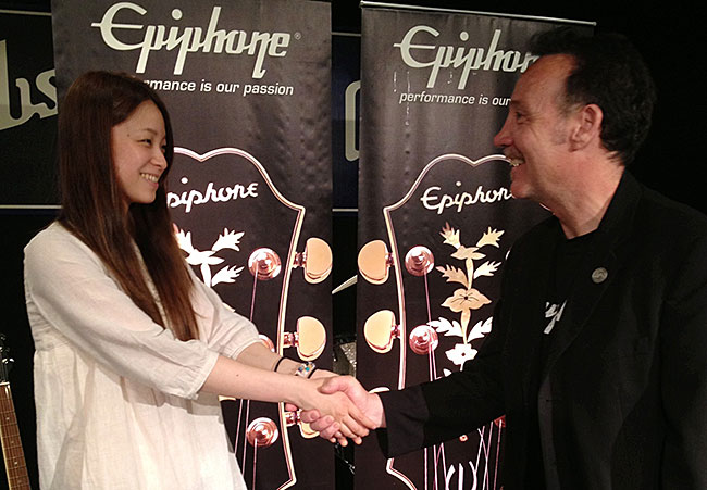 Epiphone Welcomes Rina Katahhira To The Family