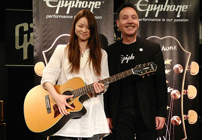 Epiphone Welcomes Rina Katahhira To The Family