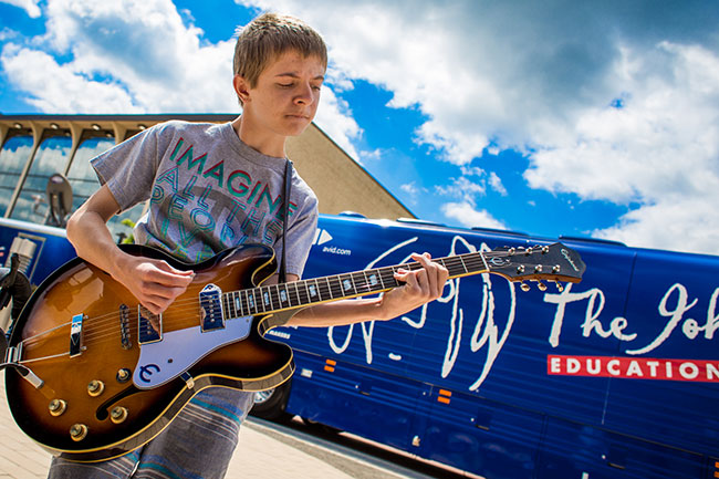 Epiphone Sponsors The John Lennon Educational Tour Bus