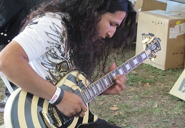 Epiphone Rock's Crazy Dave's Music Experience at Aftershock 2013