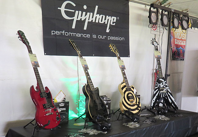 Epiphone Rock's Crazy Dave's Music Experience at Aftershock 2013
