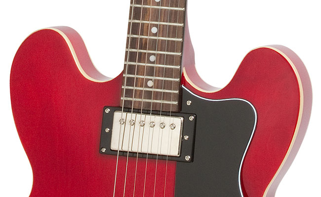 The Epiphone Dot and Sheraton-II