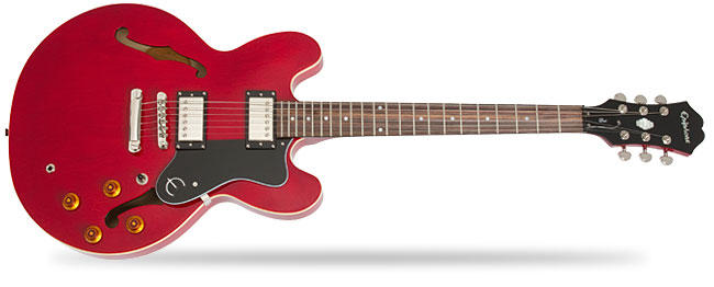 The Epiphone Dot and Sheraton-II