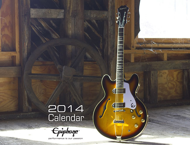 Epiphone 2014 Calendar