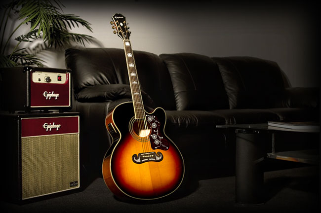 Epiphone EJ-200CE: King of the Flat-tops