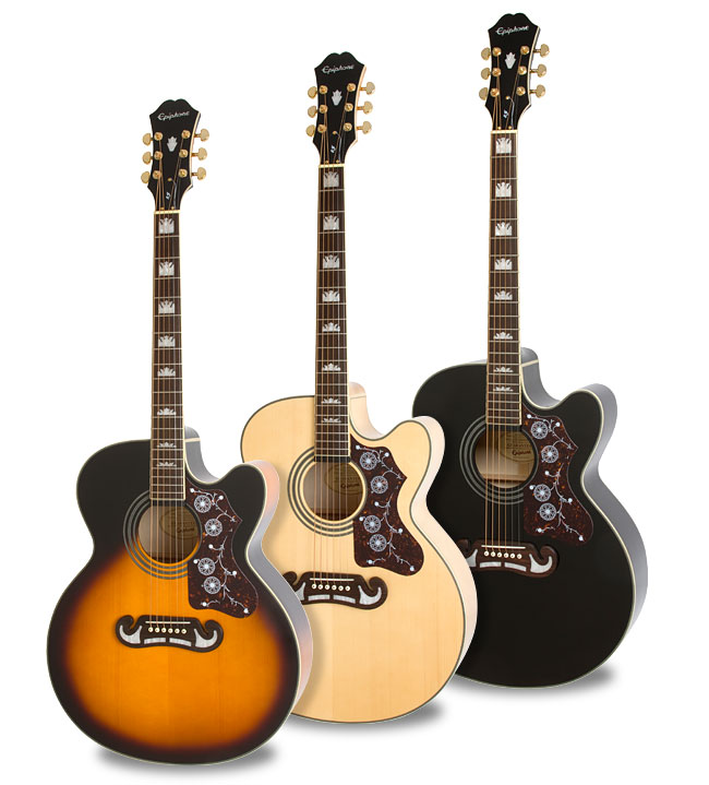 Epiphone EJ-200CE: King of the Flat-tops