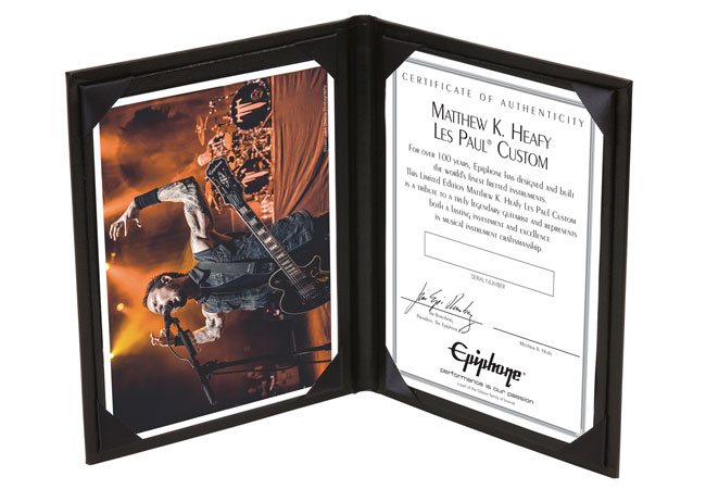 Guitar World Reviews The Epiphone Matt Heafy Les Paul Custom 7