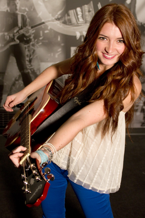 Tenille Visits Epiphone Headquarters In Nashville