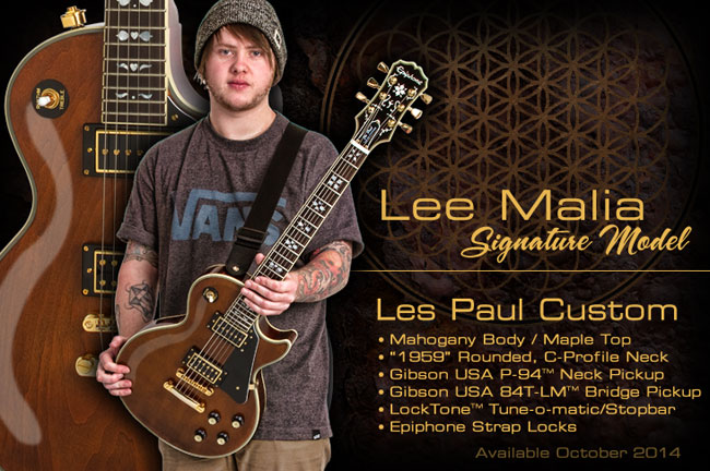 Lee Malia i jego sygnowany LP Custom