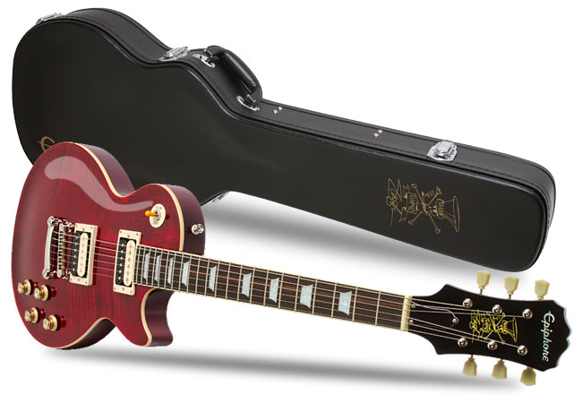 epiphone slash rosso