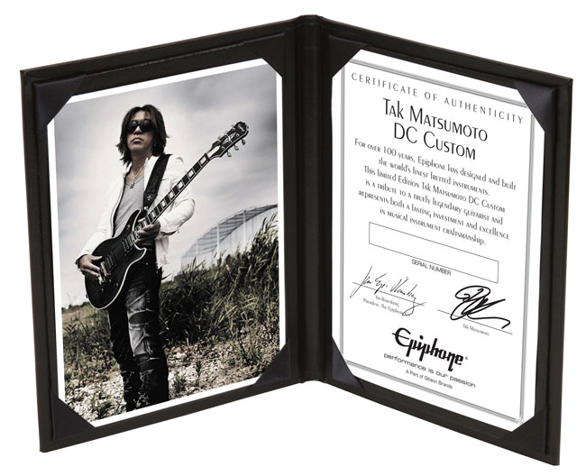 Ltd. Ed. 2014 Tak Matsumoto DC Custom Outfit