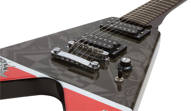 Ltd Ed Machine Head Bloodstone & Diamonds Guitar