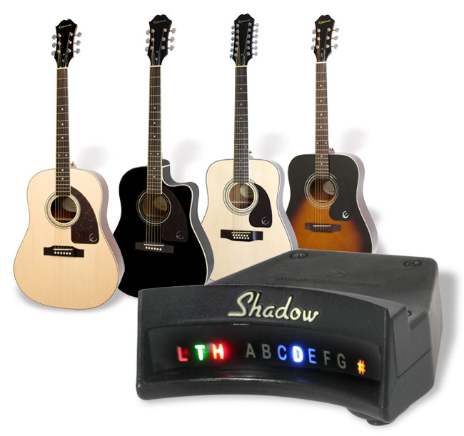 It's Acoustic Month! Buy A Select Epiphone Acoustic, Get A Free Shadow™ Soundhole Tuner!
