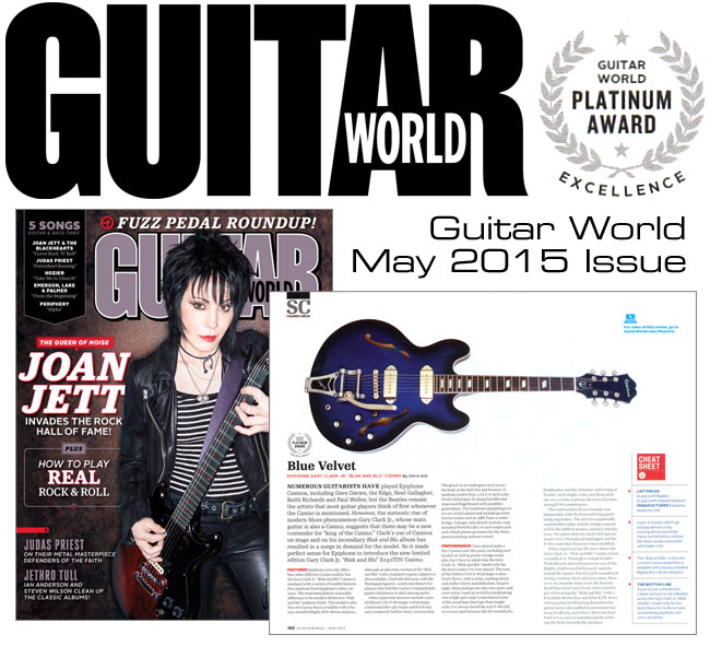 Guitar World Gives Blak & Blu Casino Highest Award