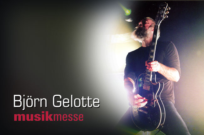 Epiphone Previews Björn Gelotte Les Paul at Musikmesse 2015