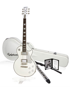 Enter to Win an Epiphone Tommy Thayer White Lightning Les Paul