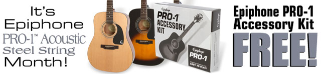 It's Acoustic Month! Get a FREE Acoustic Accessory Kit