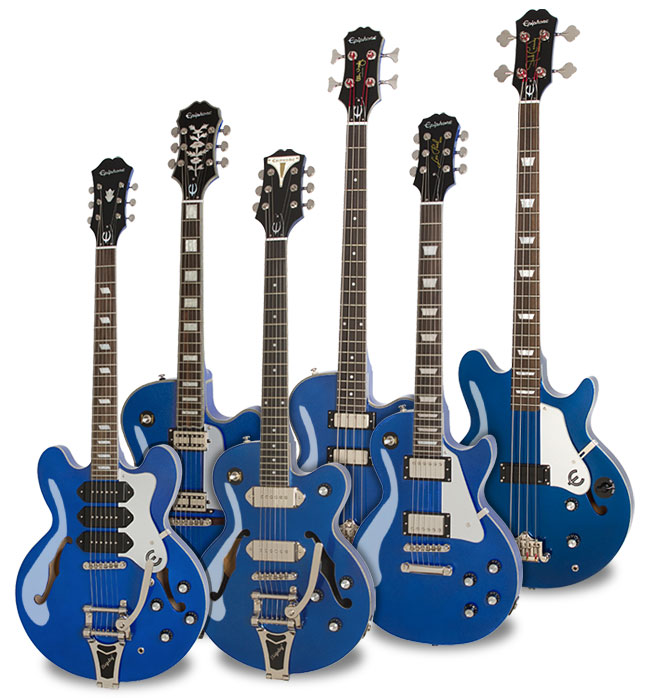 New Models 2016: Ltd. Ed. Blue Royale Collection | Epiphone Guitars