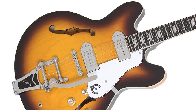 epiphone casino sunburst bigsby