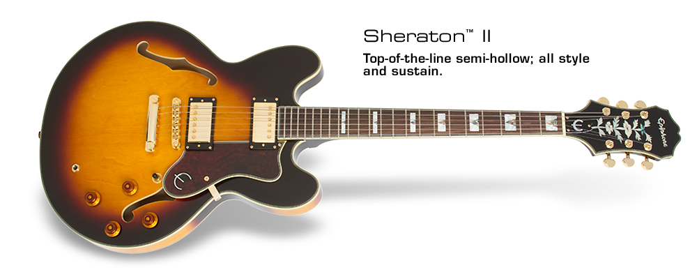 epiphone dot vs casino vs sheraton