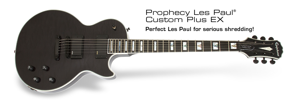 New Epiphone Prophecy Les Paul Customs
