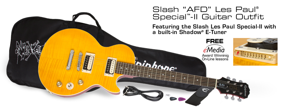 Epiphone Slash "AFD" Les Paul Special-II Guitar Outfit